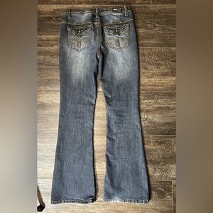 Earl Blue Jean Dark Wash Bootcut size 5 Juniors